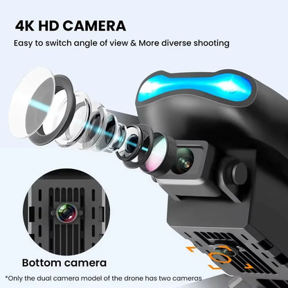 E99Pro HD Professional 4K Aerial Photography Drone Dual Camera WIFI FPV Quadcopter Obstacle Avoidance 40Cm Blue Landing Pad Sold