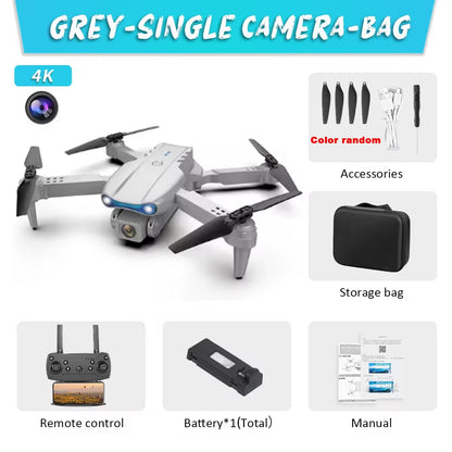 E99Pro HD Professional 4K Aerial Photography Drone Dual Camera WIFI FPV Quadcopter Obstacle Avoidance 40Cm Blue Landing Pad Sold