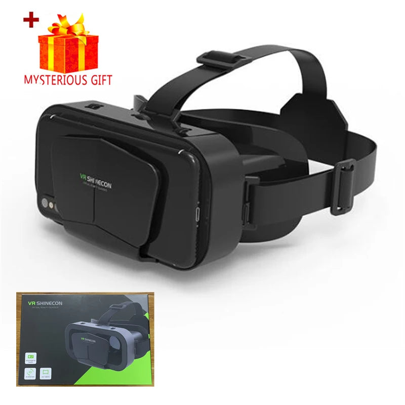 3D Virtual Reality VR Glasses Headset Devices Helmet Lenses Goggles Smart for Smartphones Phone Cell Mobile Game Viar Viewer Set