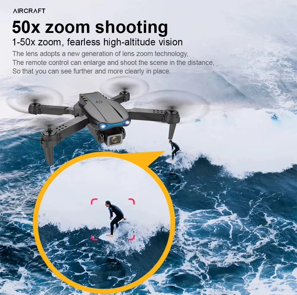 E99Pro HD Professional 4K Aerial Photography Drone Dual Camera WIFI FPV Quadcopter Obstacle Avoidance 40Cm Blue Landing Pad Sold