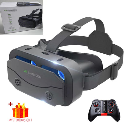 3D Virtual Reality VR Glasses Headset Devices Helmet Lenses Goggles Smart for Smartphones Phone Cell Mobile Game Viar Viewer Set