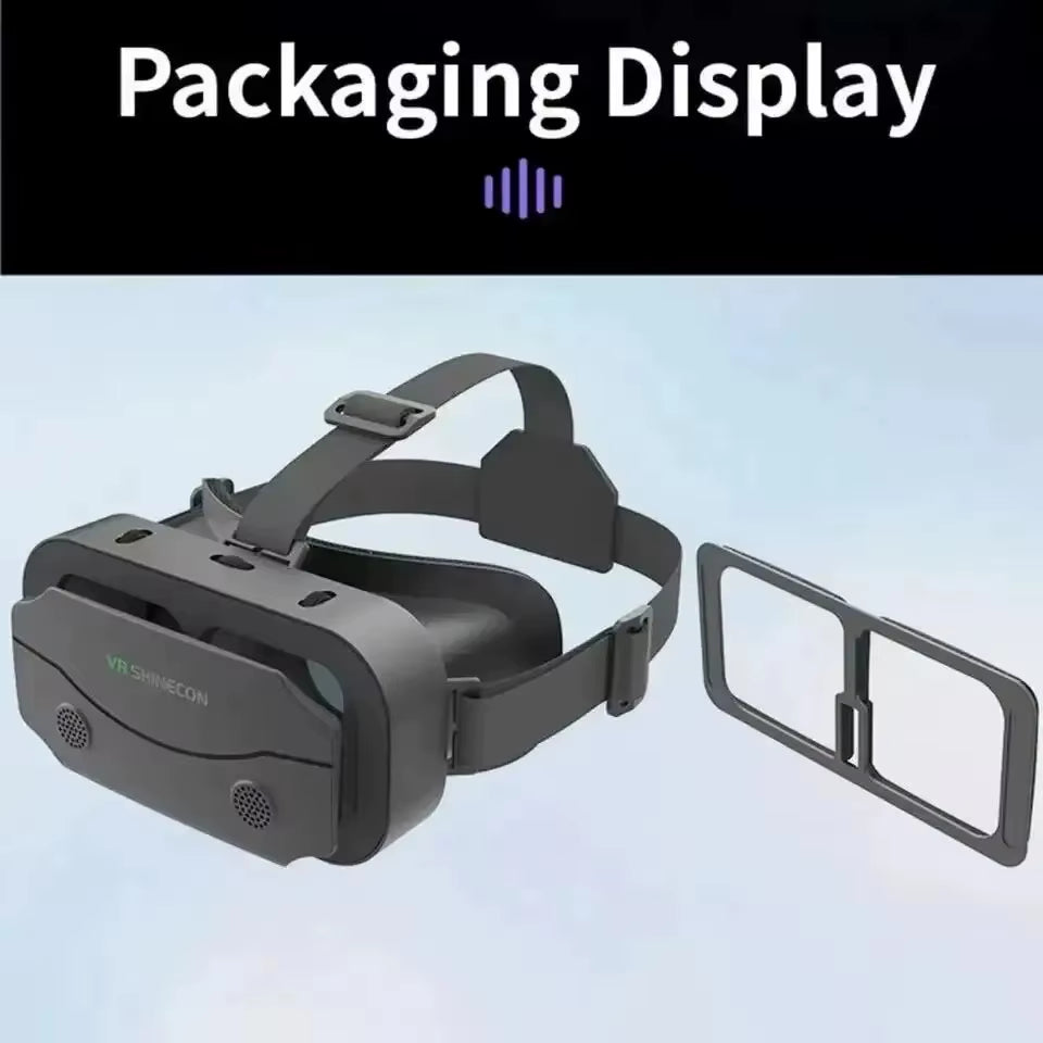 3D Virtual Reality VR Glasses Headset Devices Helmet Lenses Goggles Smart for Smartphones Phone Cell Mobile Game Viar Viewer Set